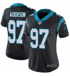 Women's Nike Carolina Panthers #97 Mario Addison Black Team Color Vapor Untouchable Limited Player NFL Jersey