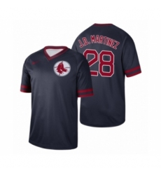 Men's Boston Red Sox #28 J.D. Martinez Navy Cooperstown Collection Legend Jersey