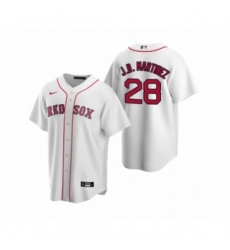 Men's Boston Red Sox #28 J.D. Martinez Nike White Replica Home Jersey