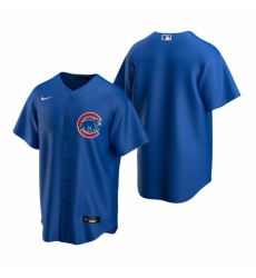 Men's Nike Chicago Cubs Blank Royal Alternate Stitched Baseball Jersey