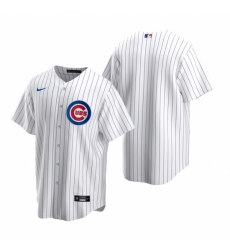 Men's Nike Chicago Cubs Blank White Home Stitched Baseball Jersey