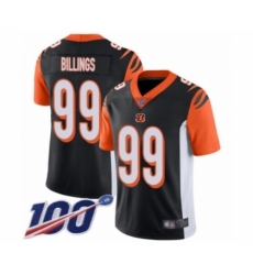 Men's Cincinnati Bengals #99 Andrew Billings Black Team Color Vapor Untouchable Limited Player 100th Season Football Jersey