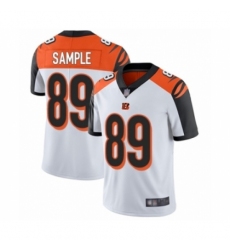 Youth Cincinnati Bengals #89 Drew Sample White Vapor Untouchable Limited Player Football Jersey