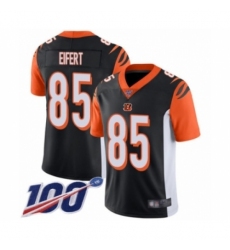 Men's Cincinnati Bengals #85 Tyler Eifert Black Team Color Vapor Untouchable Limited Player 100th Season Football Jersey