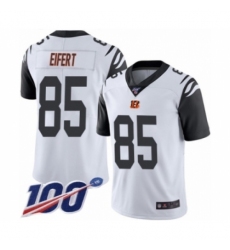 Men's Cincinnati Bengals #85 Tyler Eifert Limited White Rush Vapor Untouchable 100th Season Football Jersey