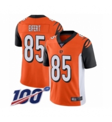 Men's Cincinnati Bengals #85 Tyler Eifert Orange Alternate Vapor Untouchable Limited Player 100th Season Football Jersey