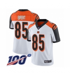 Men's Cincinnati Bengals #85 Tyler Eifert White Vapor Untouchable Limited Player 100th Season Football Jersey