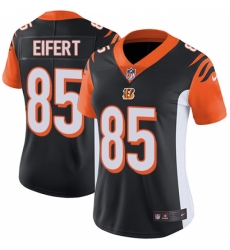 Women's Nike Cincinnati Bengals #85 Tyler Eifert Vapor Untouchable Limited Black Team Color NFL Jersey