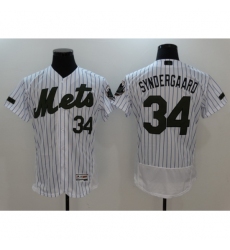 Men's New York Mets #34 Noah Syndergaard White Home Stitched Baseball Jersey