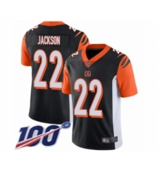 Men's Cincinnati Bengals #22 William Jackson Black Team Color Vapor Untouchable Limited Player 100th Season Football Jersey