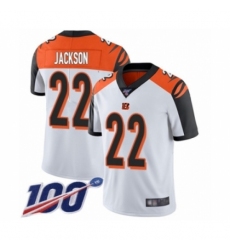 Men's Cincinnati Bengals #22 William Jackson White Vapor Untouchable Limited Player 100th Season Football Jersey