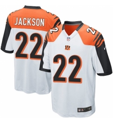 Men's Nike Cincinnati Bengals #22 William Jackson Game White NFL Jersey