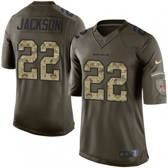 Youth Nike Cincinnati Bengals #22 William Jackson Elite Green Salute to Service NFL Jersey Youth Nike Cincinnati Bengals #22 William Jackson Elite Green Salute to Service NFL Jersey