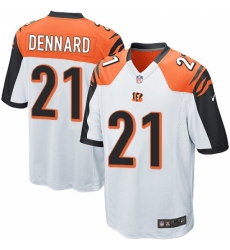 Men's Nike Cincinnati Bengals #21 Darqueze Dennard Game White NFL Jersey