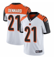 Men's Nike Cincinnati Bengals #21 Darqueze Dennard Vapor Untouchable Limited White NFL Jersey