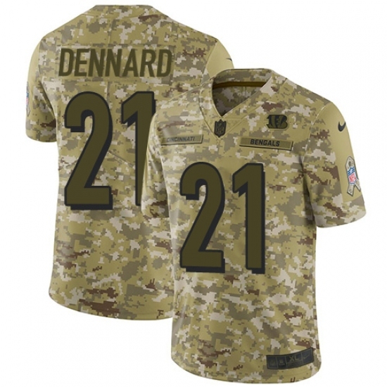 Youth Nike Cincinnati Bengals #21 Darqueze Dennard Limited Camo 2018 Salute to Service NFL Jersey Youth Nike Cincinnati Bengals #21 Darqueze Dennard Limited Camo 2018 Salute to Service NFL Jersey