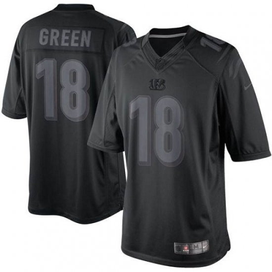 Men's Nike Cincinnati Bengals #18 A.J. Green Black Drenched Limited NFL Jersey Men's Nike Cincinnati Bengals #18 A.J. Green Black Drenched Limited NFL Jersey