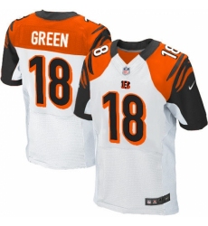 Men's Nike Cincinnati Bengals #18 A.J. Green Elite White NFL Jersey Men's Nike Cincinnati Bengals #18 A.J. Green Elite White NFL Jersey