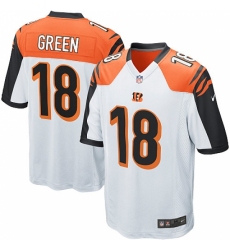 Men's Nike Cincinnati Bengals #18 A.J. Green Game White NFL Jersey Men's Nike Cincinnati Bengals #18 A.J. Green Game White NFL Jersey
