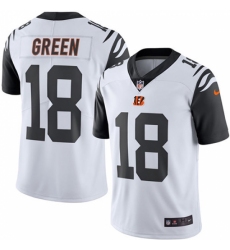 Men's Nike Cincinnati Bengals #18 A.J. Green Limited White Rush Vapor Untouchable NFL Jersey Men's Nike Cincinnati Bengals #18 A.J. Green Limited White Rush Vapor Untouchable NFL Jersey