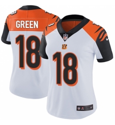 Women's Nike Cincinnati Bengals #18 A.J. Green Vapor Untouchable Limited White NFL Jersey Women's Nike Cincinnati Bengals #18 A.J. Green Vapor Untouchable Limited White NFL Jersey