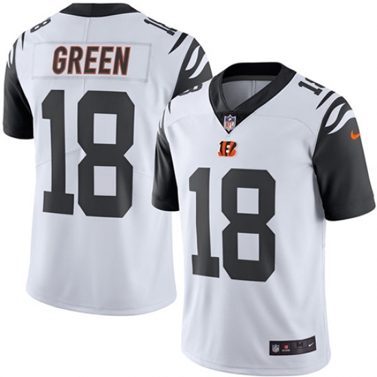 Youth Nike Cincinnati Bengals #18 A.J. Green Limited White Rush Vapor Untouchable NFL Jersey Youth Nike Cincinnati Bengals #18 A.J. Green Limited White Rush Vapor Untouchable NFL Jersey