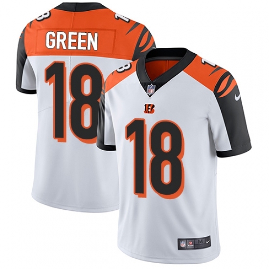 Youth Nike Cincinnati Bengals #18 A.J. Green Vapor Untouchable Limited White NFL Jersey Youth Nike Cincinnati Bengals #18 A.J. Green Vapor Untouchable Limited White NFL Jersey