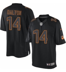 Men's Nike Cincinnati Bengals #14 Andy Dalton Limited Black Impact NFL Jersey