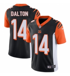 Men's Nike Cincinnati Bengals #14 Andy Dalton Vapor Untouchable Limited Black Team Color NFL Jersey