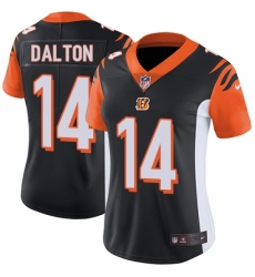 Women's Nike Cincinnati Bengals #14 Andy Dalton Vapor Untouchable Limited Black Team Color NFL Jersey