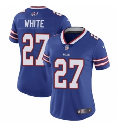 Women's Nike Buffalo Bills #27 Tre'Davious White Royal Blue Team Color Vapor Untouchable Limited Player NFL Jersey