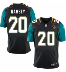 Men's Nike Jacksonville Jaguars #20 Jalen Ramsey Black Alternate Vapor Untouchable Elite Player NFL Jersey
