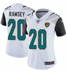 Women's Nike Jacksonville Jaguars #20 Jalen Ramsey Elite White NFL Jersey