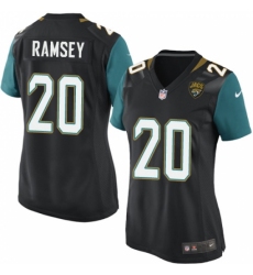 Women's Nike Jacksonville Jaguars #20 Jalen Ramsey Game Black Alternate NFL Jersey