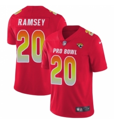 Youth Nike Jacksonville Jaguars #20 Jalen Ramsey Limited Red 2018 Pro Bowl NFL Jersey
