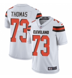Youth Nike Cleveland Browns #73 Joe Thomas White Vapor Untouchable Limited Player NFL Jersey
