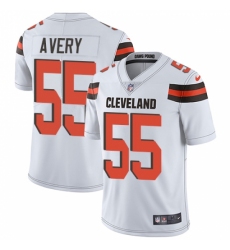 Men's Nike Cleveland Browns #55 Genard Avery White Vapor Untouchable Limited Player NFL Jersey