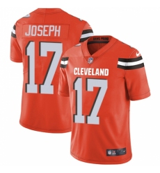 Youth Nike Cleveland Browns #17 Greg Joseph Orange Alternate Vapor Untouchable Limited Player NFL Jersey