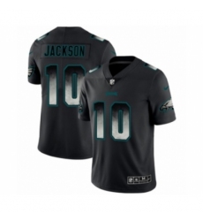 Men's Philadelphia Eagles #10 DeSean Jackson Black Smoke Fashion Limited Jersey