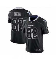 Men's Dallas Cowboys #82 Jason Witten Limited Lights Out Black Rush Football Jersey