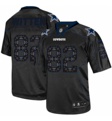Men's Nike Dallas Cowboys #82 Jason Witten Elite New Lights Out Black NFL Jersey