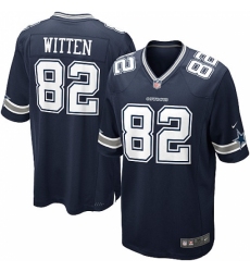 Men's Nike Dallas Cowboys #82 Jason Witten Game Navy Blue Team Color NFL Jersey