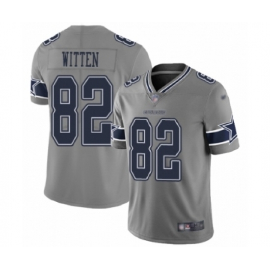 Youth Dallas Cowboys #82 Jason Witten Limited Gray Inverted Legend Football Jersey Youth Dallas Cowboys #82 Jason Witten Limited Gray Inverted Legend Football Jersey