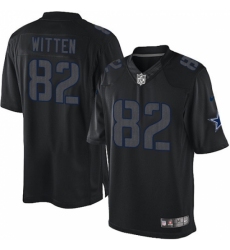 Youth Nike Dallas Cowboys #82 Jason Witten Limited Black Impact NFL Jersey