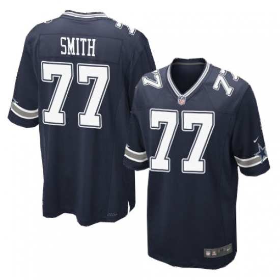 Men's Nike Dallas Cowboys #77 Tyron Smith Game Navy Blue Team Color NFL Jersey Men's Nike Dallas Cowboys #77 Tyron Smith Game Navy Blue Team Color NFL Jersey