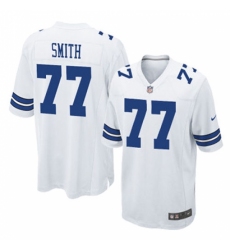 Men's Nike Dallas Cowboys #77 Tyron Smith Game White NFL Jersey