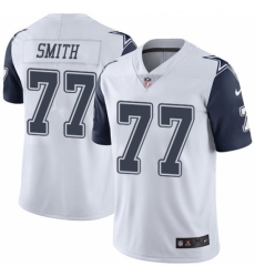 Youth Nike Dallas Cowboys #77 Tyron Smith Limited White Rush Vapor Untouchable NFL Jersey