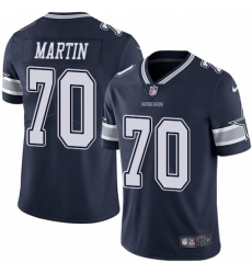 Men's Nike Dallas Cowboys #70 Zack Martin Navy Blue Team Color Vapor Untouchable Limited Player NFL Jersey