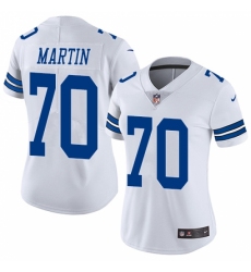 Women's Nike Dallas Cowboys #70 Zack Martin White Vapor Untouchable Limited Player NFL Jersey