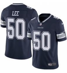 Men's Nike Dallas Cowboys #50 Sean Lee Navy Blue Team Color Vapor Untouchable Limited Player NFL Jersey